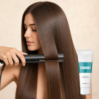 Resultado final liso con plancha y Prolissium STRAIGHT